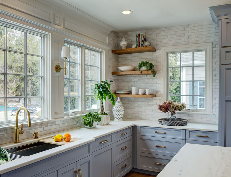 Custom-built kitchen space by Anthony Albert Studios.