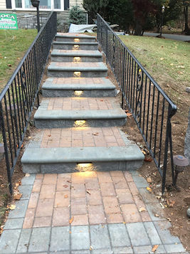 Before and after asphalt repair service in New Jersey