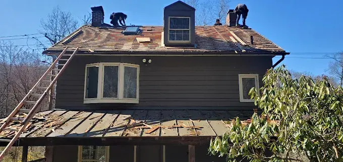 roof replacement with a skylight