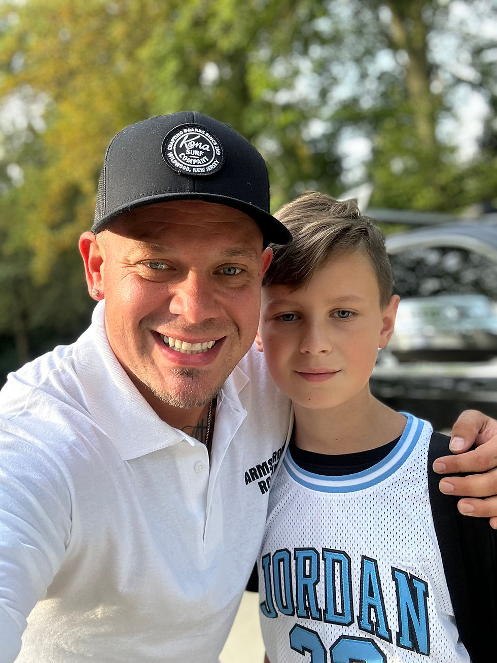 Jim armstrong and his son jimmy armstrong