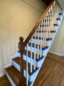 Finished section of the stairway constructed by Innovative Home Improvement.