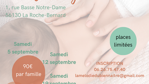 Ateliers massage bébé