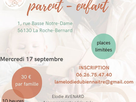 Atelier collectif d'éveil parent/bébé (6 à 18 mois)
