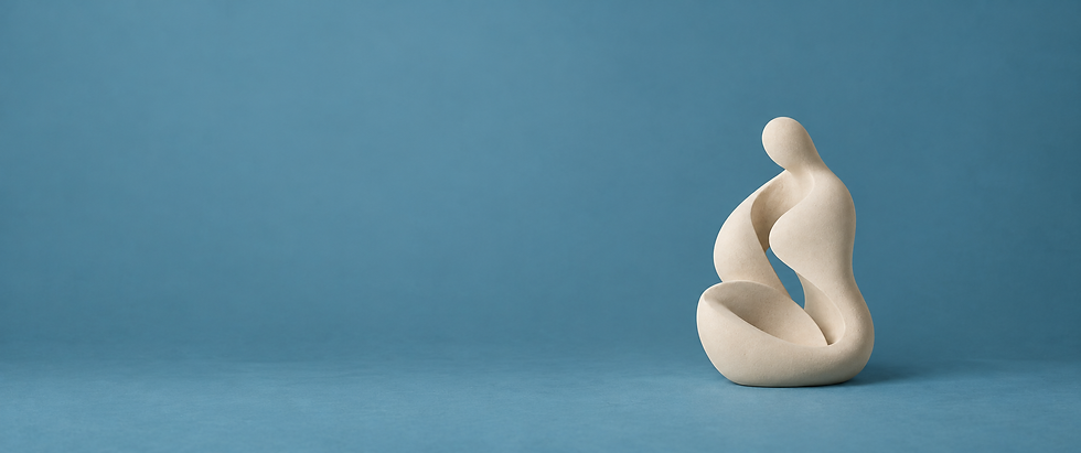 Ivory Meditation Sculpture in Teal Studio.png