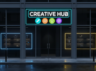 Local business storefront in Dallas, Texas