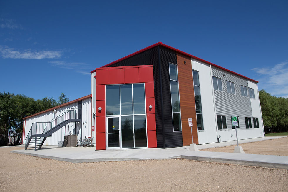 Commercial office building in Saskatchewan.