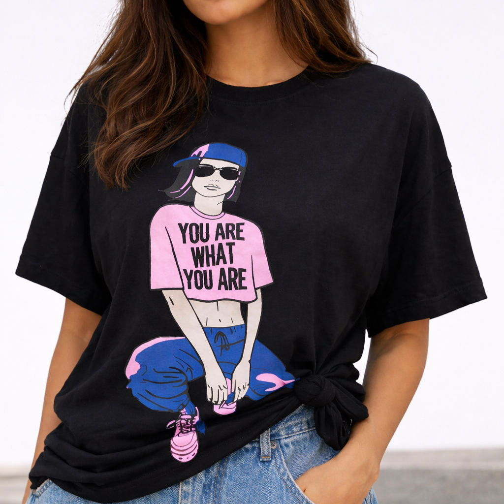 Reeca Street Muse Oversized Graphic Tee – Urban Printed Cotton T-Shirt
