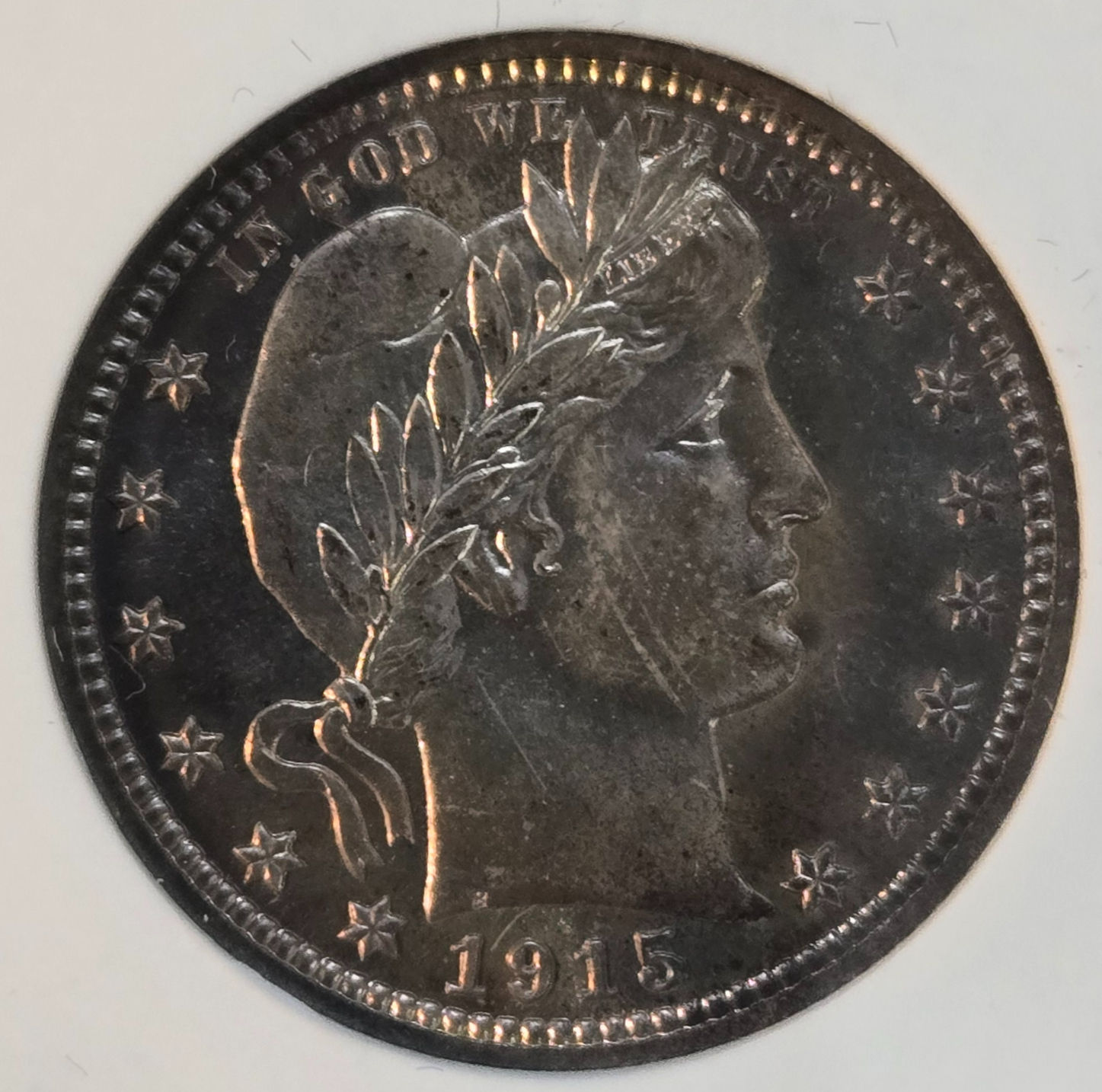 1915 Barber Quarter, NGC Proof 67
