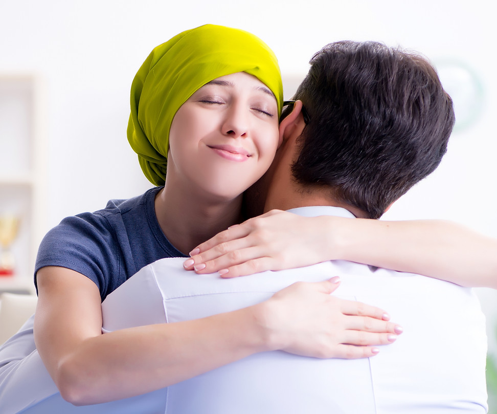 Cancer patient visiting doctor for medic