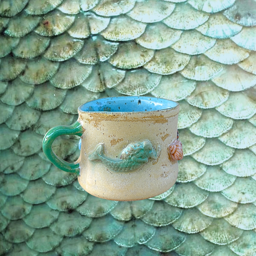 Thumbnail: Sandstone Mini Mermaid Mug