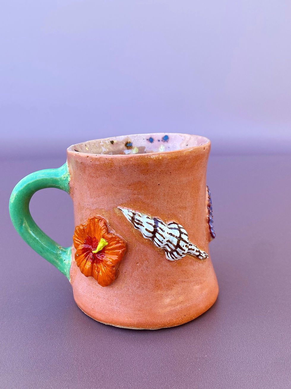 Thumbnail: Coral Seashell Mug