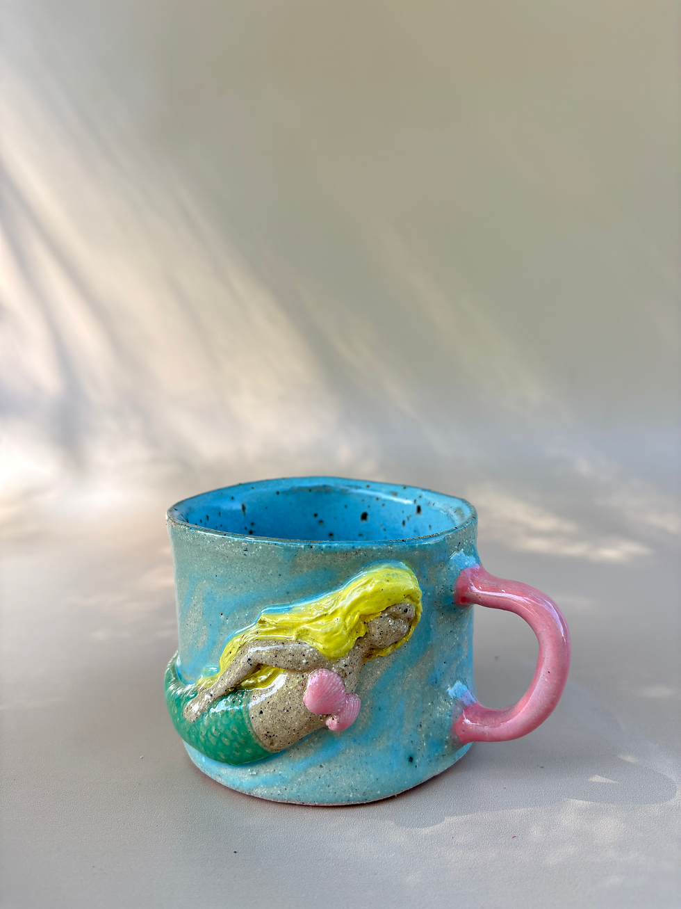 Thumbnail: Aqua Long Mermaid Mug