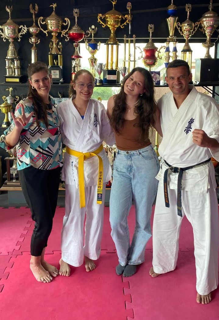 Entrevista na academia de Karatê em Ribeirão Pires