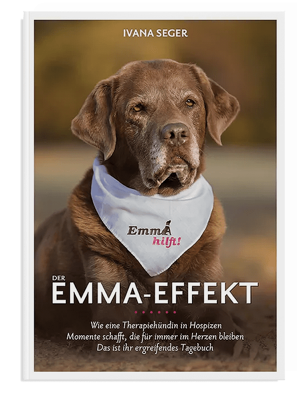 Der Emma Effekt - Unser Buch - Therapiehündin in Hospizen - Cover