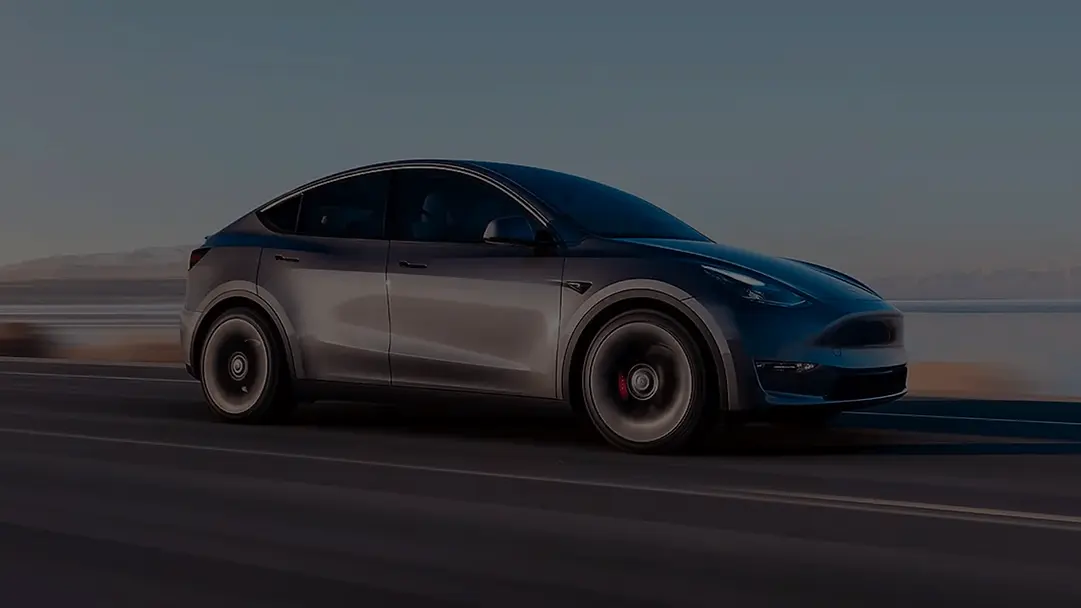 Gray Tesla Model Y Available for Rent in Los Angeles