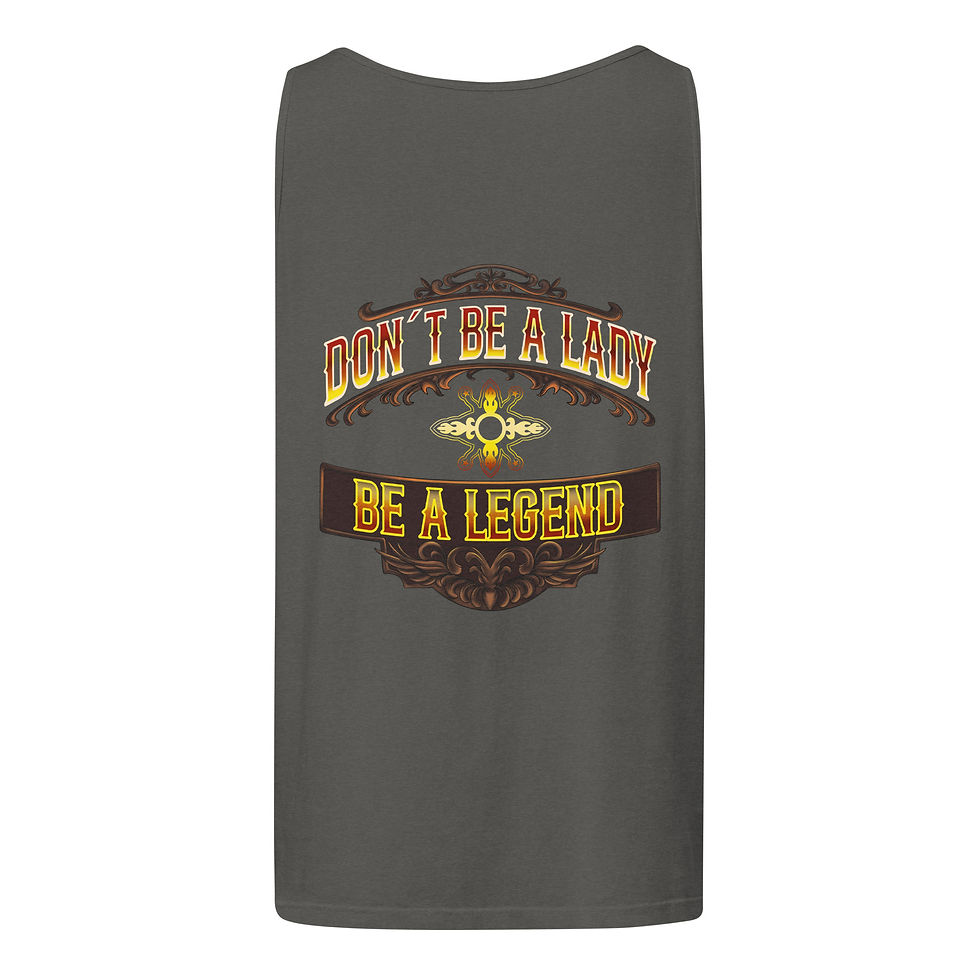 Thumbnail: Be a Legend Tank Top - Unisex garment-dyed tank top