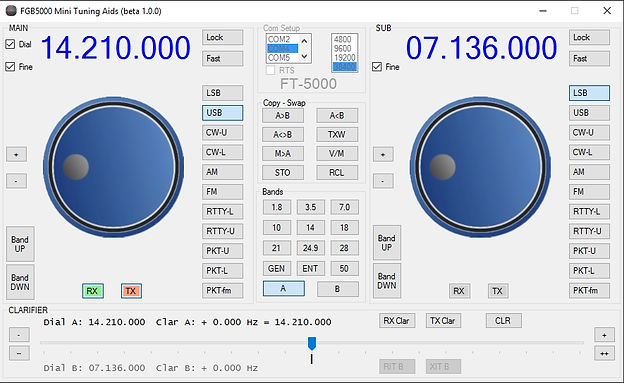 FT-5000 tuning aids