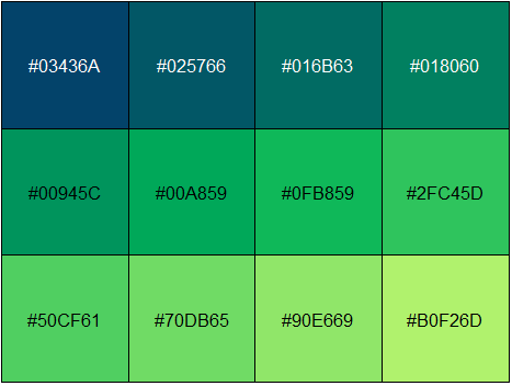 Color palette in R