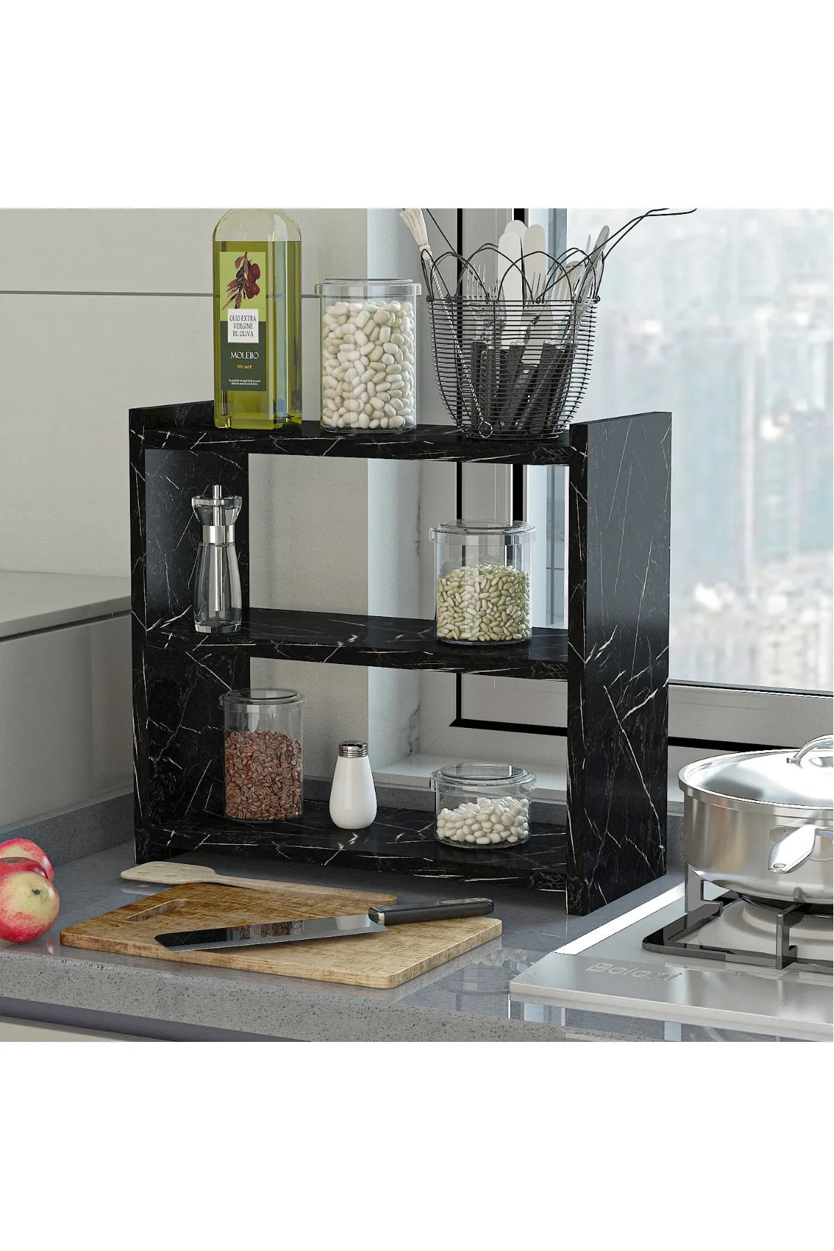 LİLY TEZGAH ÜSTÜ RAF - Royal Mermer