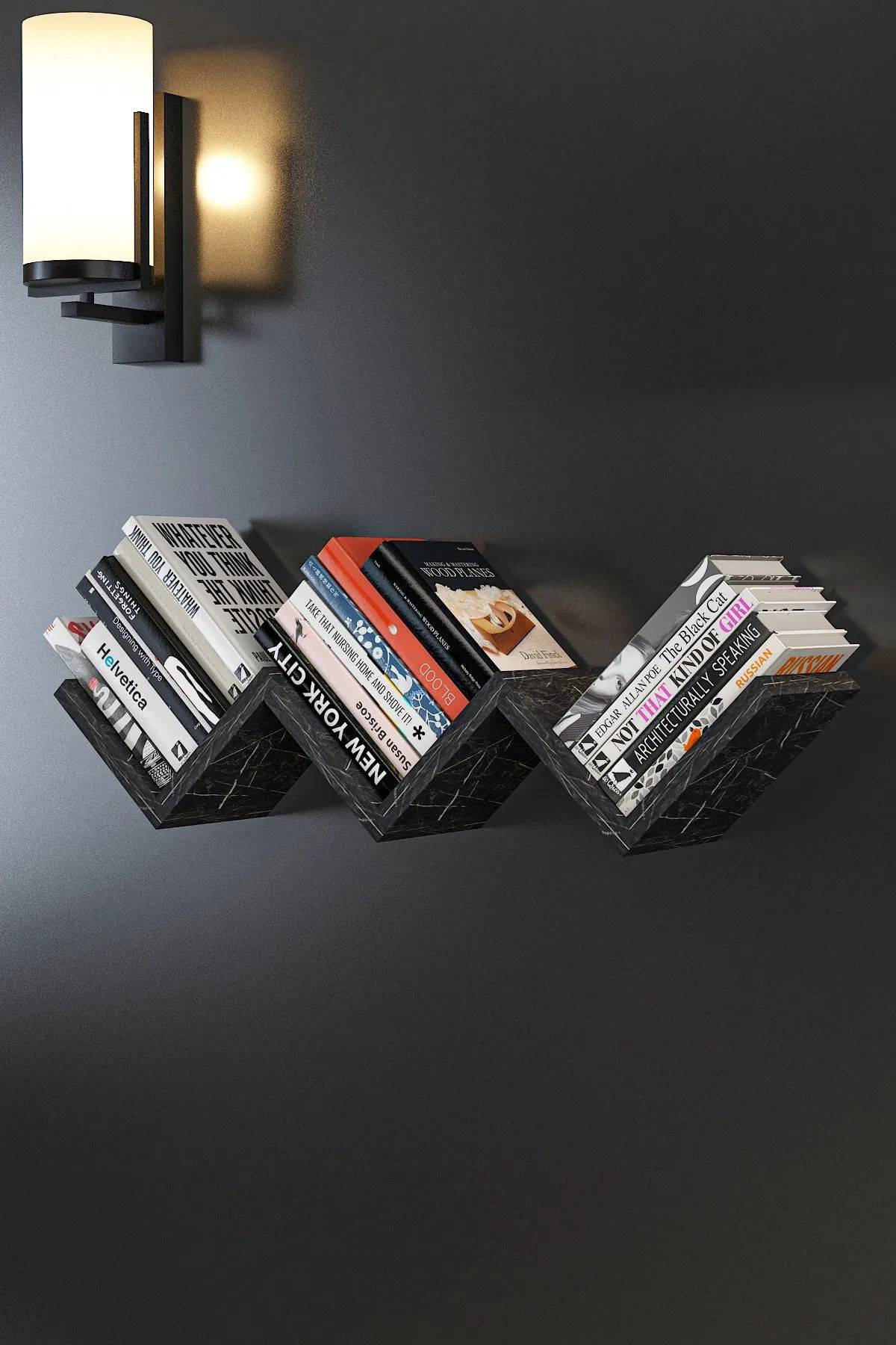 ZİGGY DUVAR RAFI - Royal Mermer