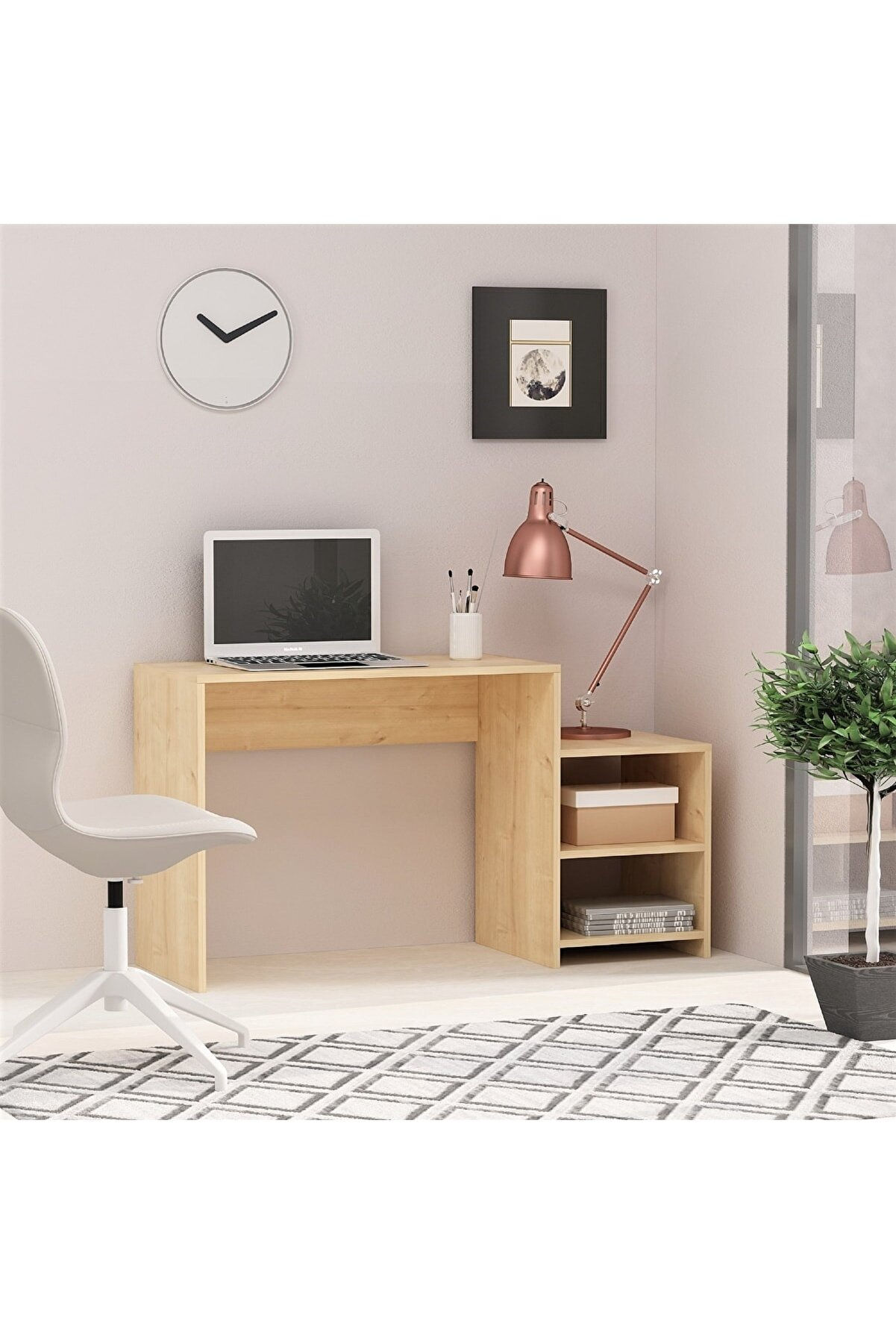 KA36804 - 130 cm BİLGİSAYAR ÇALIŞMA MASASI SAFİRMEŞE