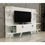 Küçük resim: ER104401 - 150 cm TV ÜNİTESİ ARKALIKLI RAFLI BEYAZ