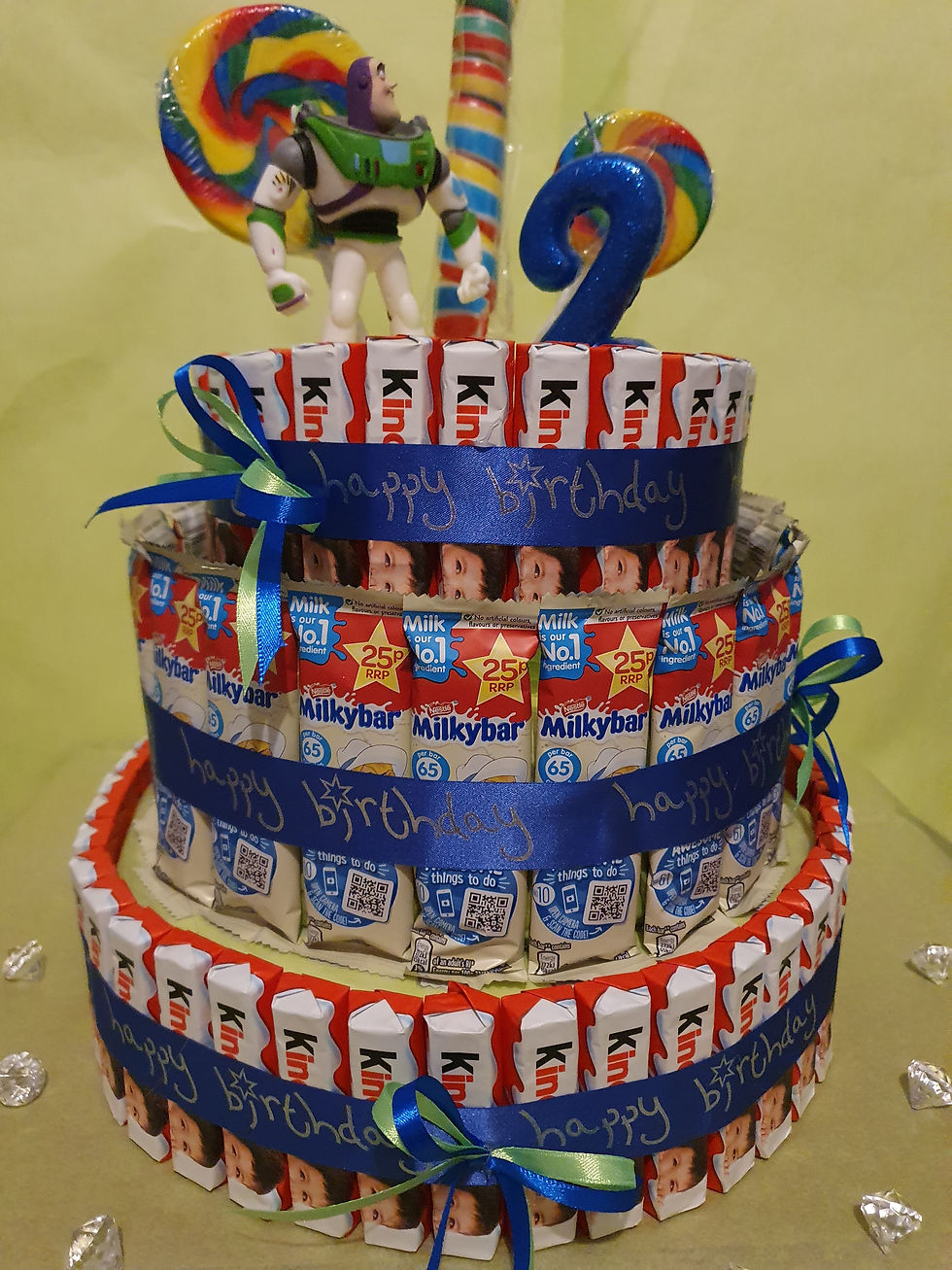 Thumbnail: Birthday 3 tier sweet cake 