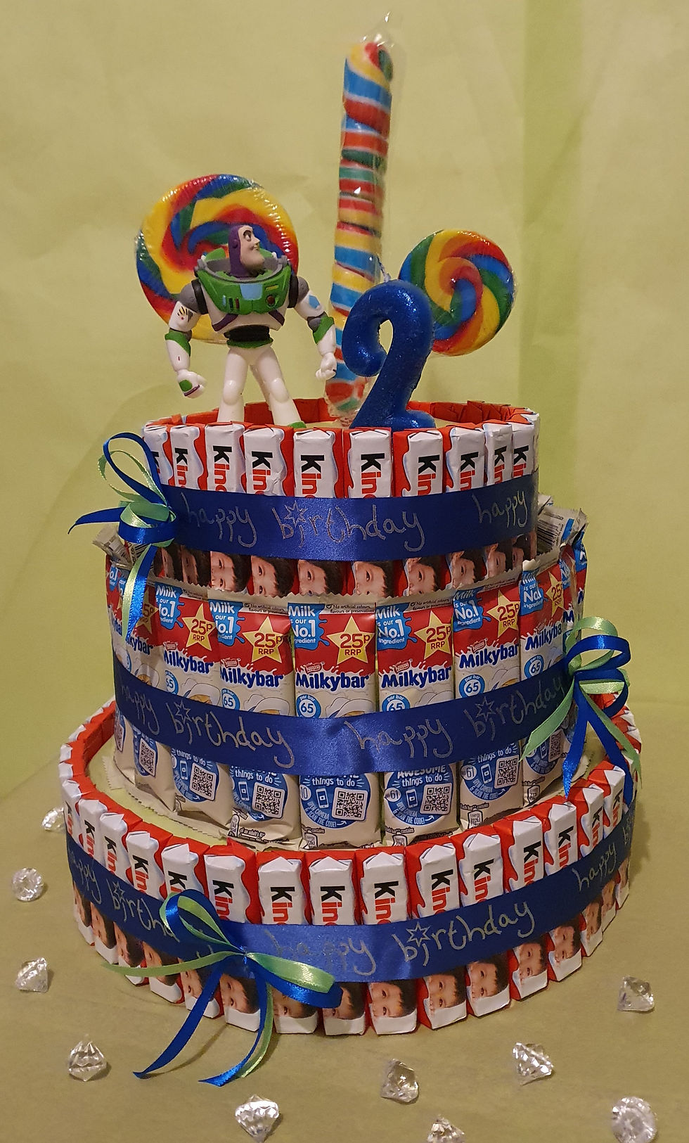 Thumbnail: Birthday 3 tier sweet cake 