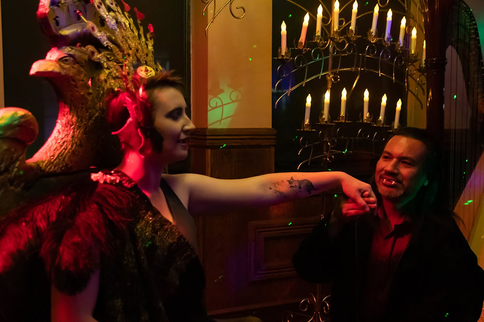 The 2022 Chicago Vampire Ball. Queen: David Tenninch. Photo: Marielle Bokor