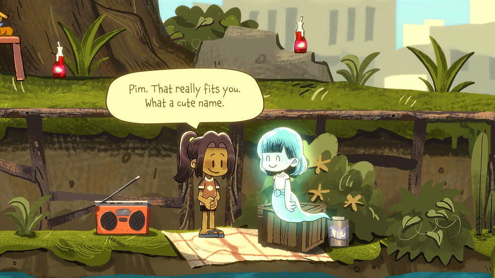 Screenshot: Dancing with Ghosts
