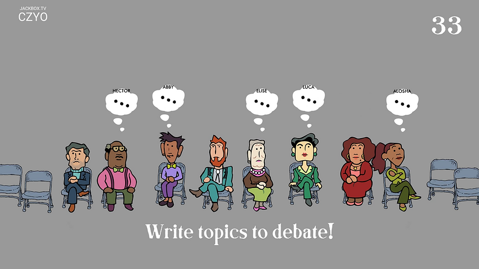 Jackbox Party Pack 12 Preview: Our First Look at Debate and Switch, Hyperface