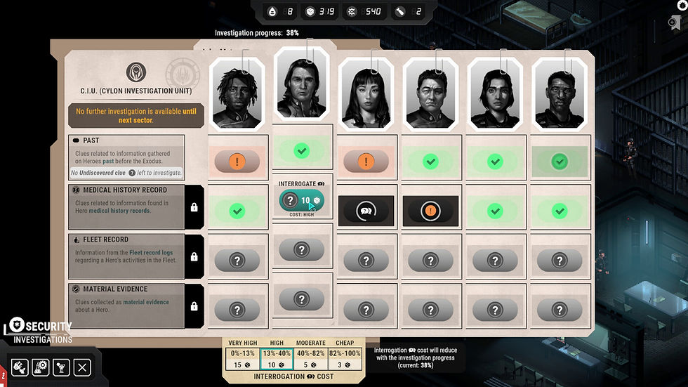 Screenshot: Battlestar Galactica: Scattered Hopes