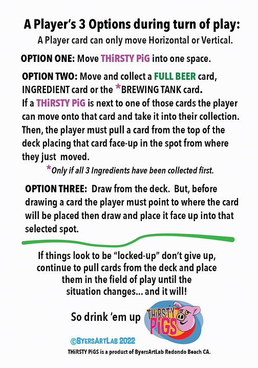 THiRSTY PiGS rules pages 7 and 8