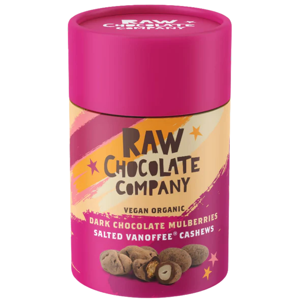 Raw Chocolate Fruit & Nut Gift Tube (180g)