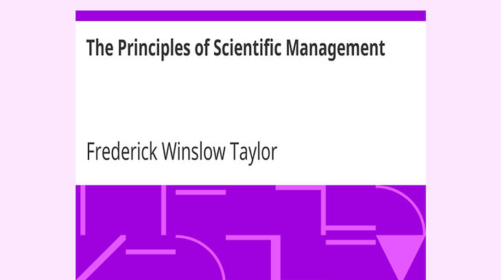 Các nguyên tắc căn bản của Quản Lý Doanh Nghiệp Khoa Học - Frederick Winslow Taylor
