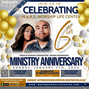 M.A.R.S. 6th Anniversary Flyer