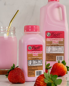 Wright's Dairy Farm Strawberry Milk