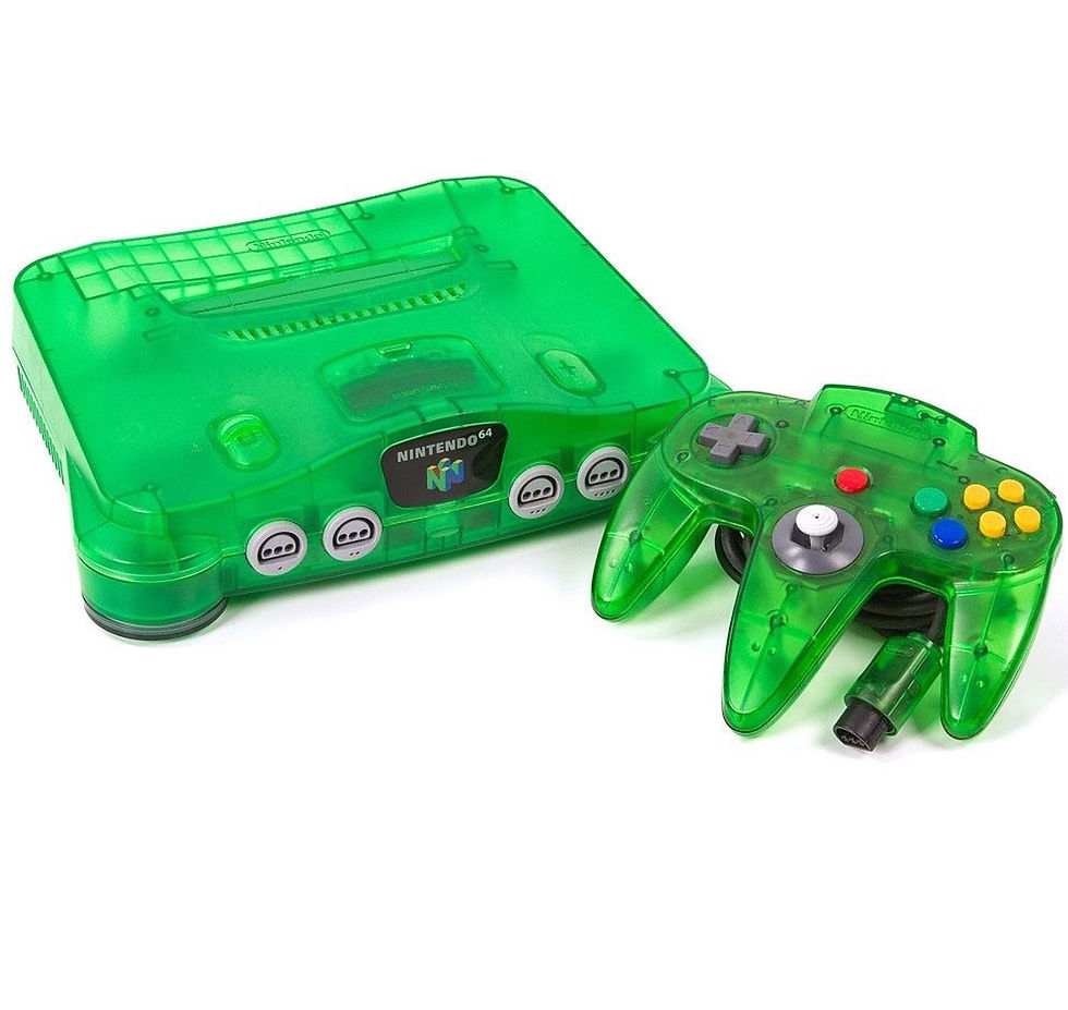 Jungle Green N64 Console