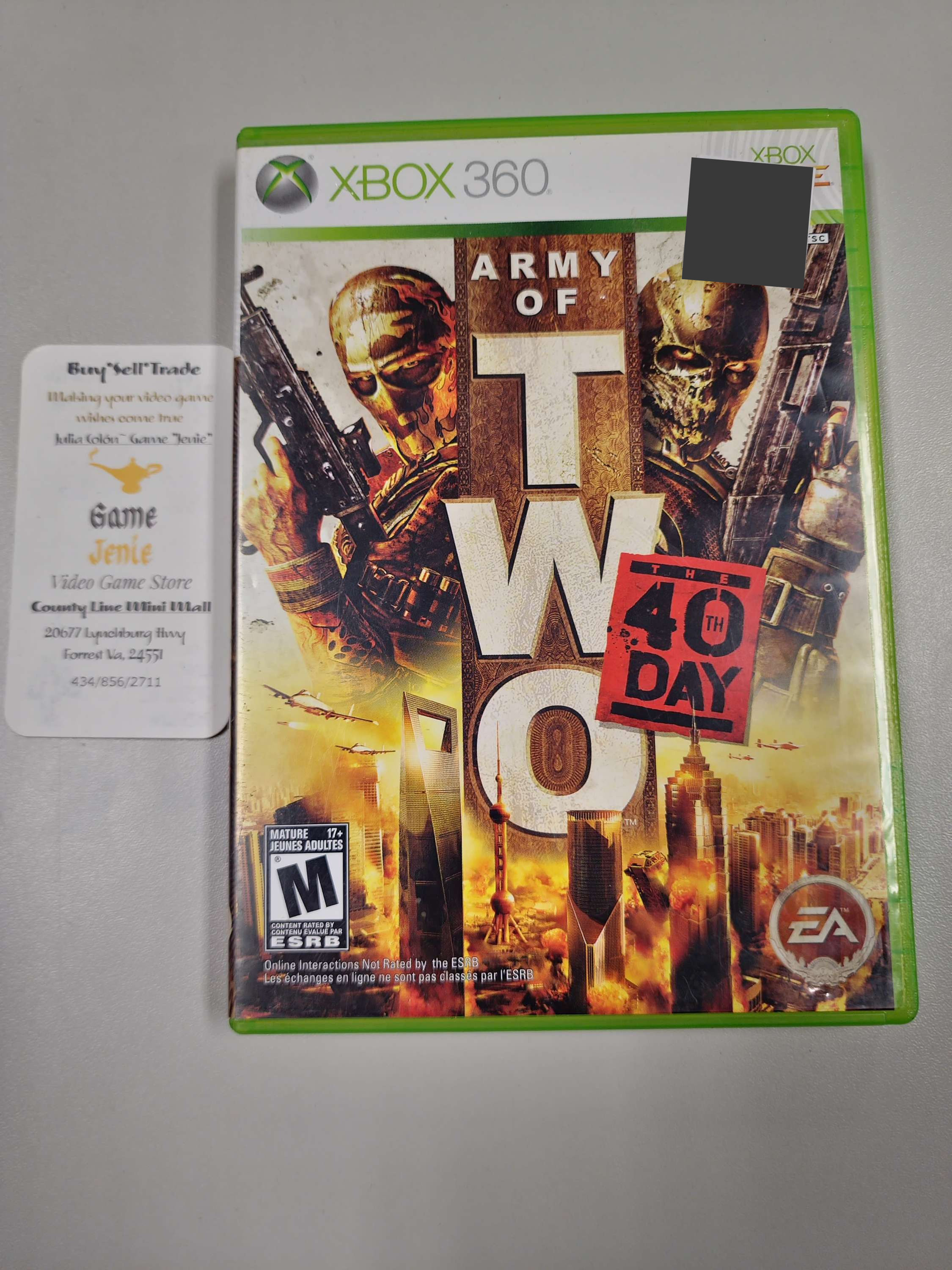 Army of Two 40th Day Xbox 360
