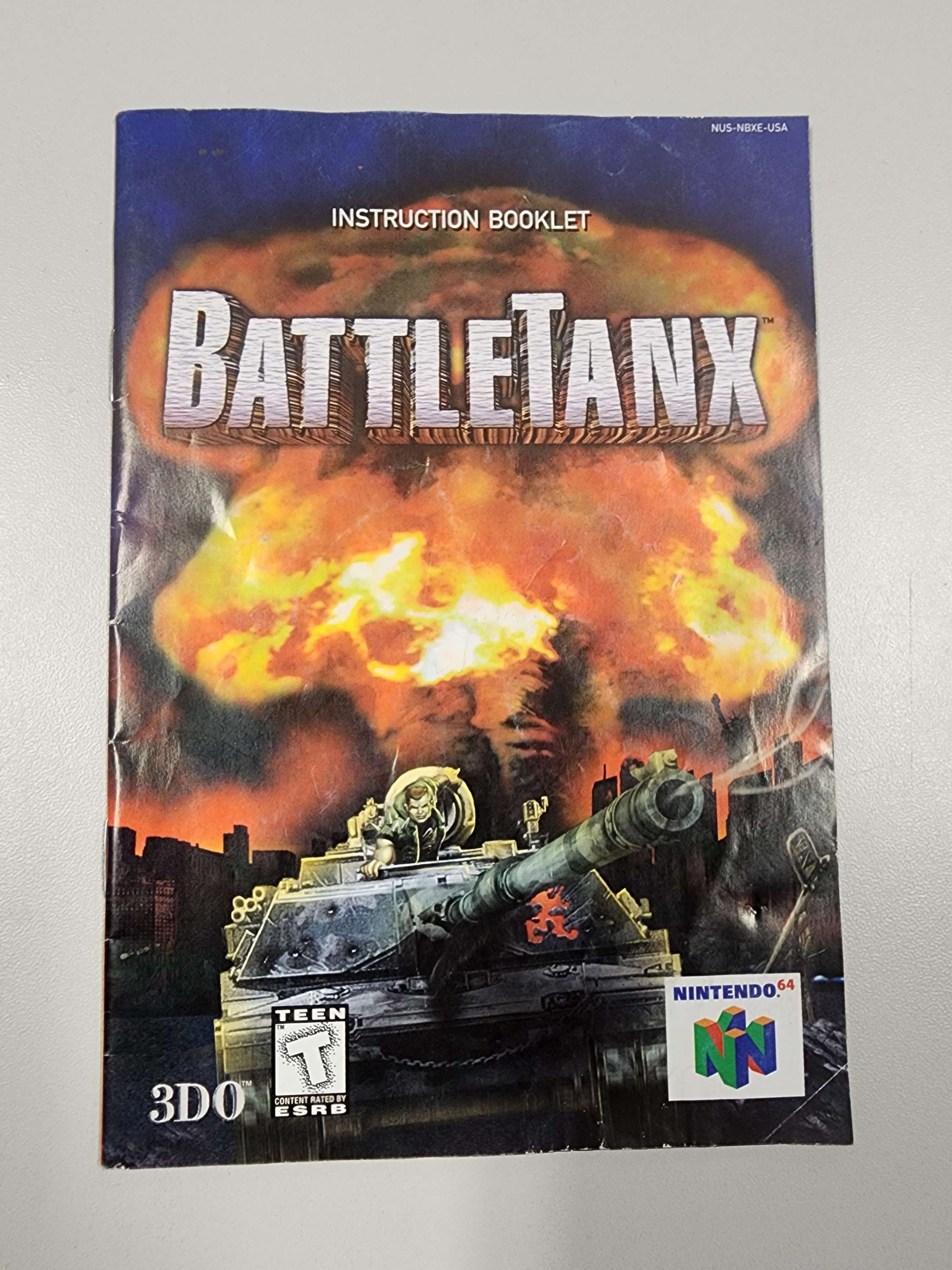 Battle Tanx Instruction Manual