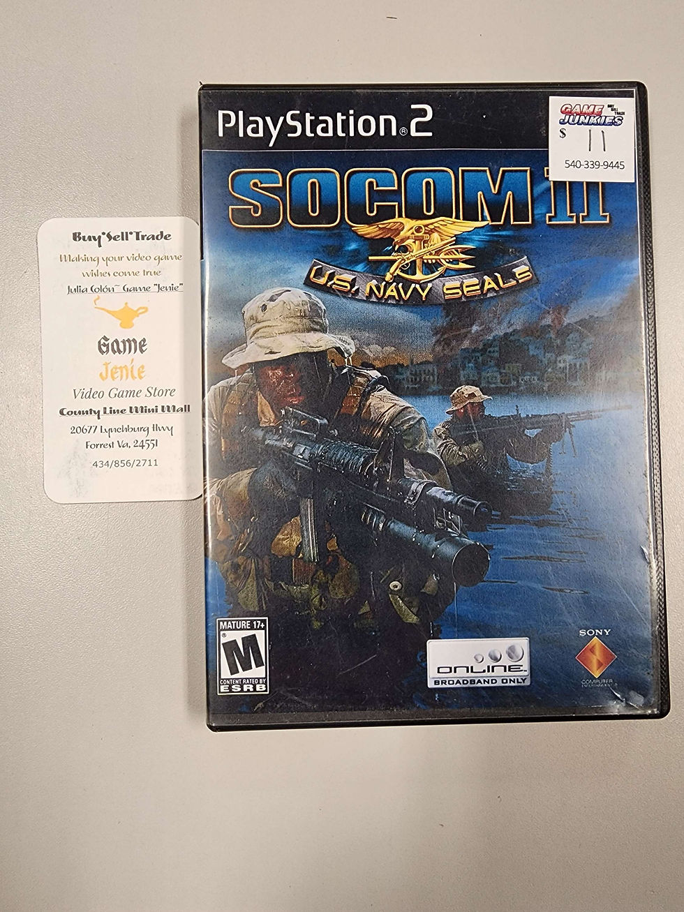 Socom 2 US Navy Seals PS2