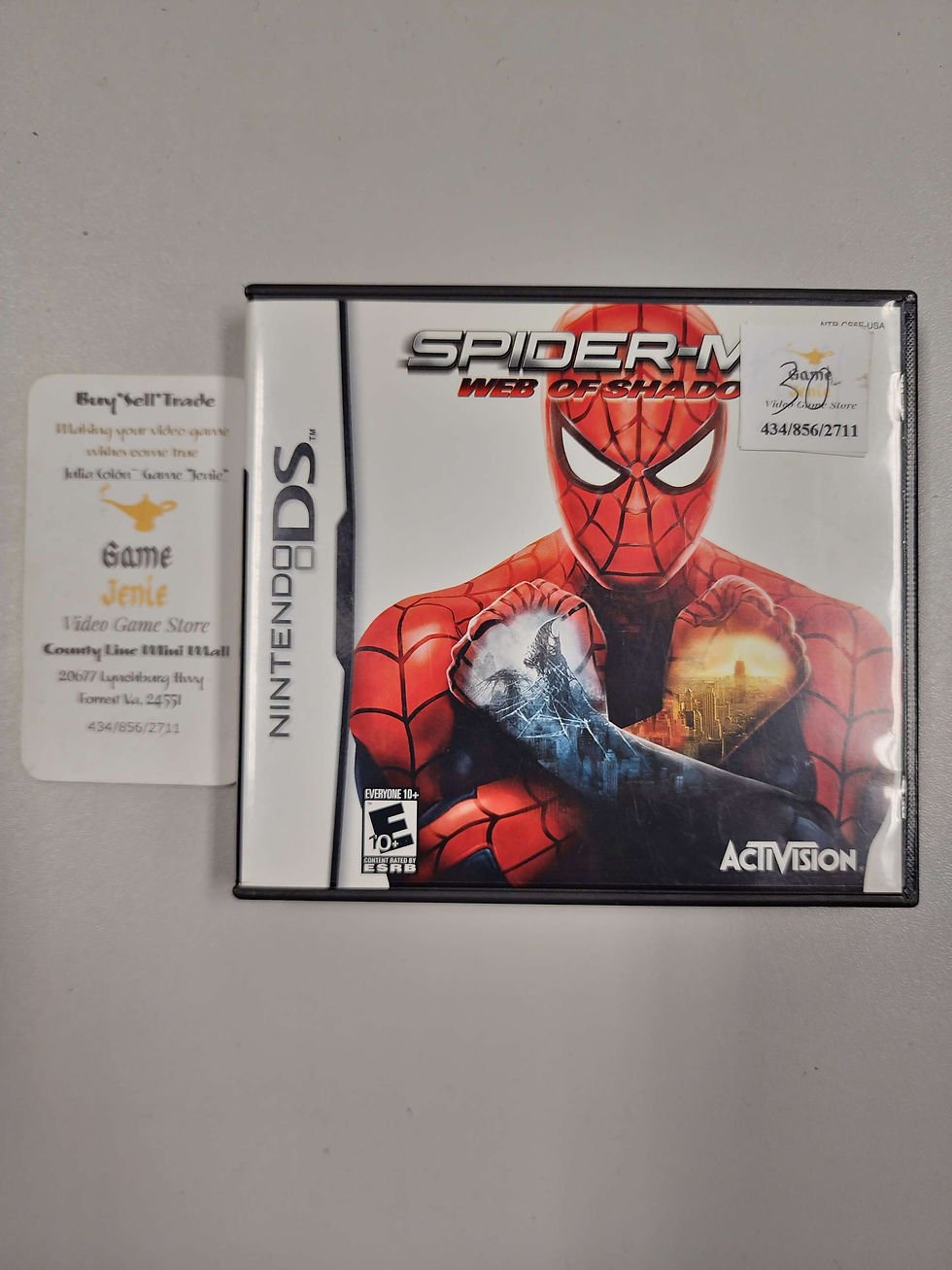 Spiderman  of Shadows Game Jenie