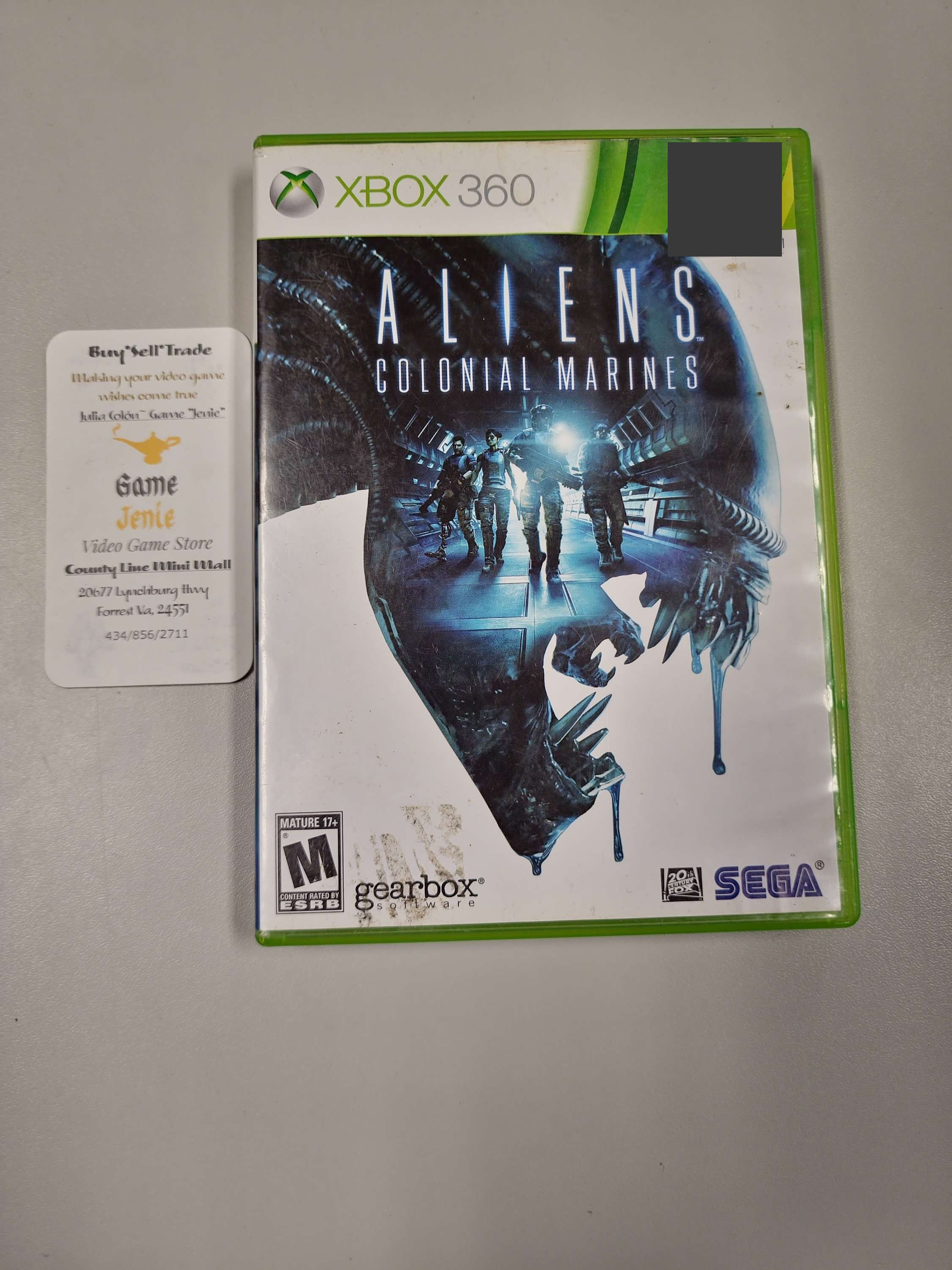 Alien Colonial Marines Xbox 360