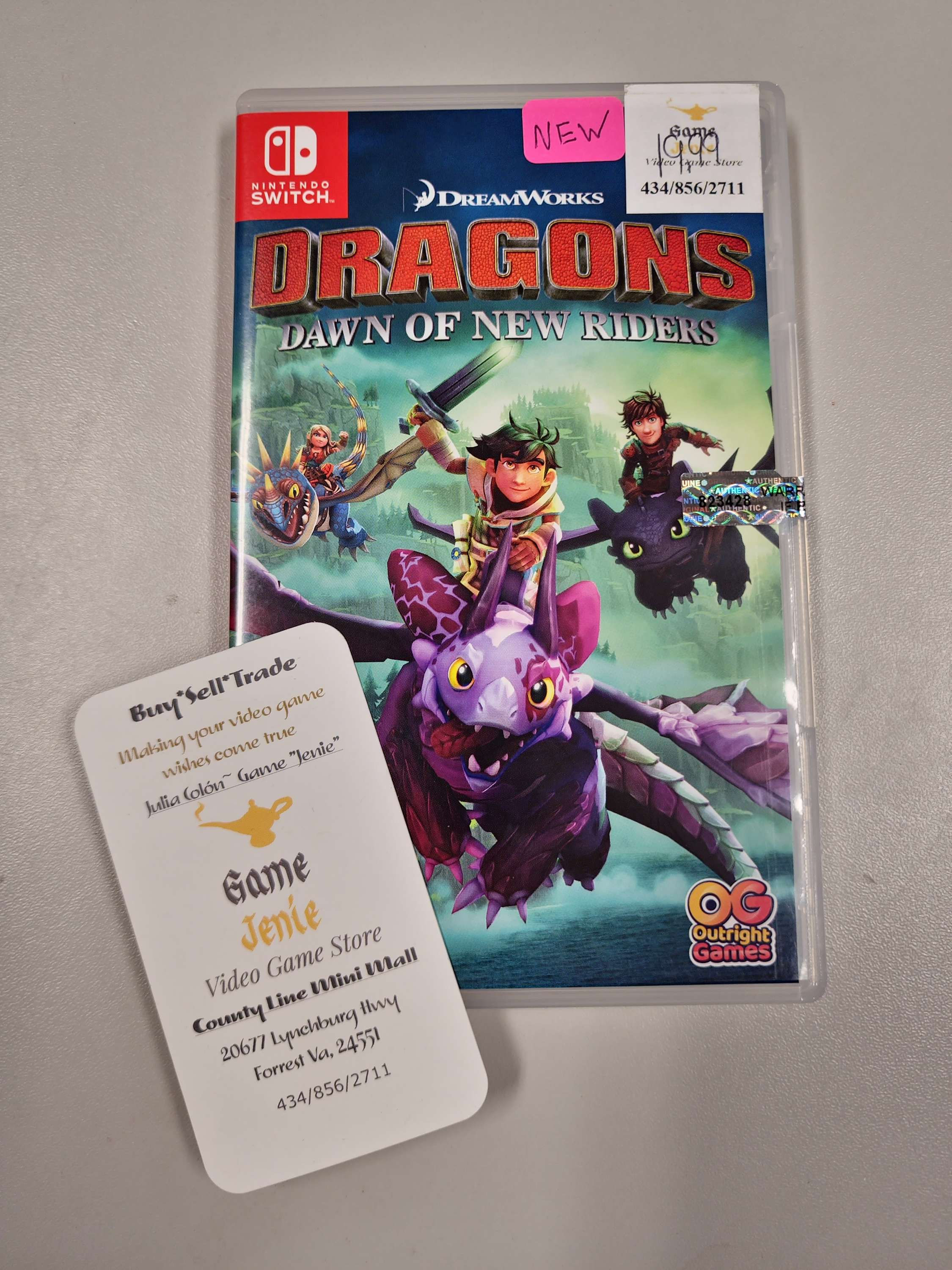 Dragons Dawn of New Riders NEW Switch