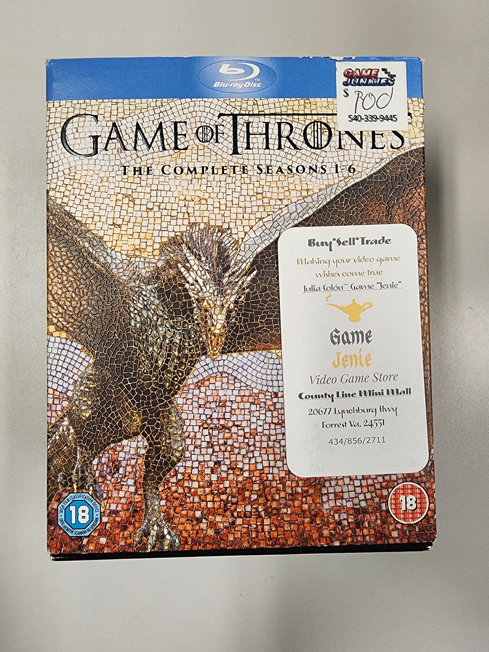 Grame of Thrones season 1 - 6 Bluray