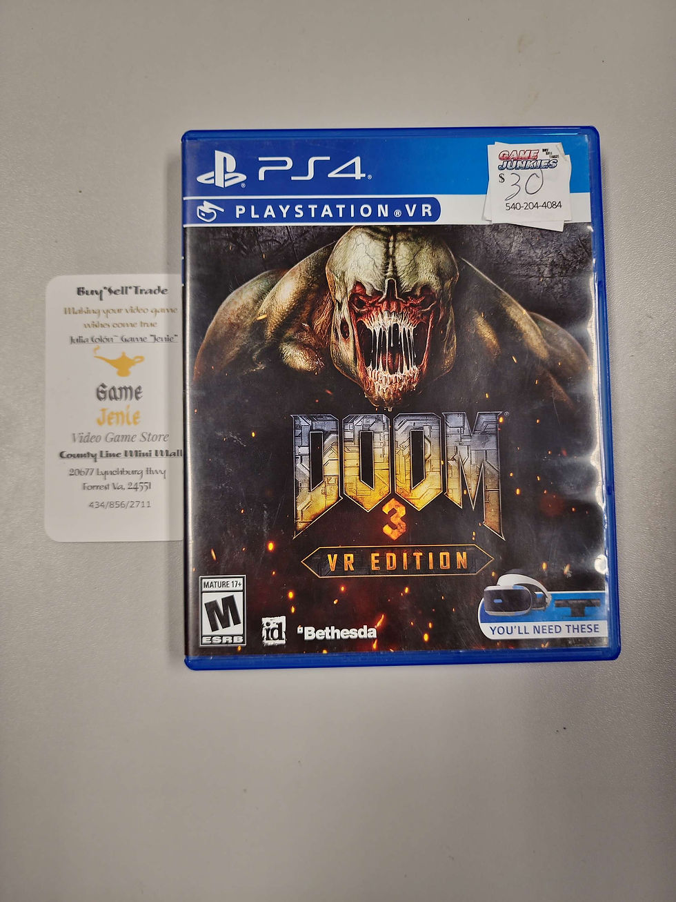 Doom 3 VR Edition PS4