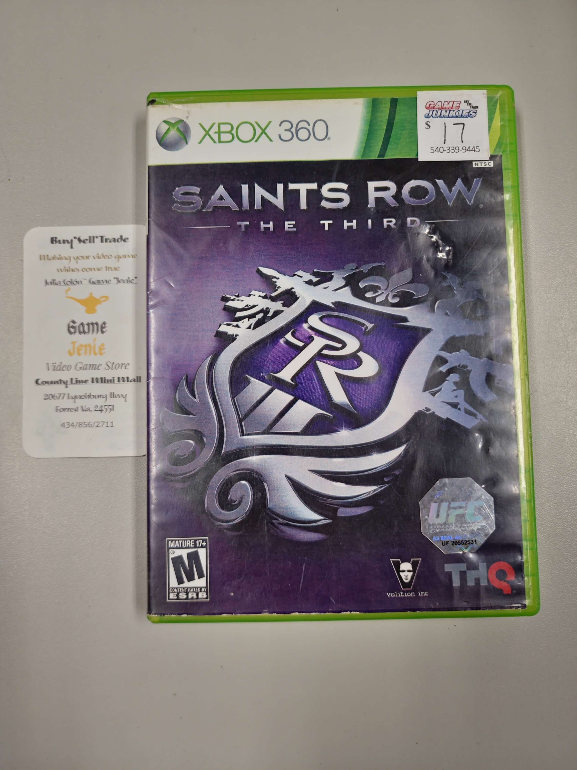 Saints Row the Third Xbox 360