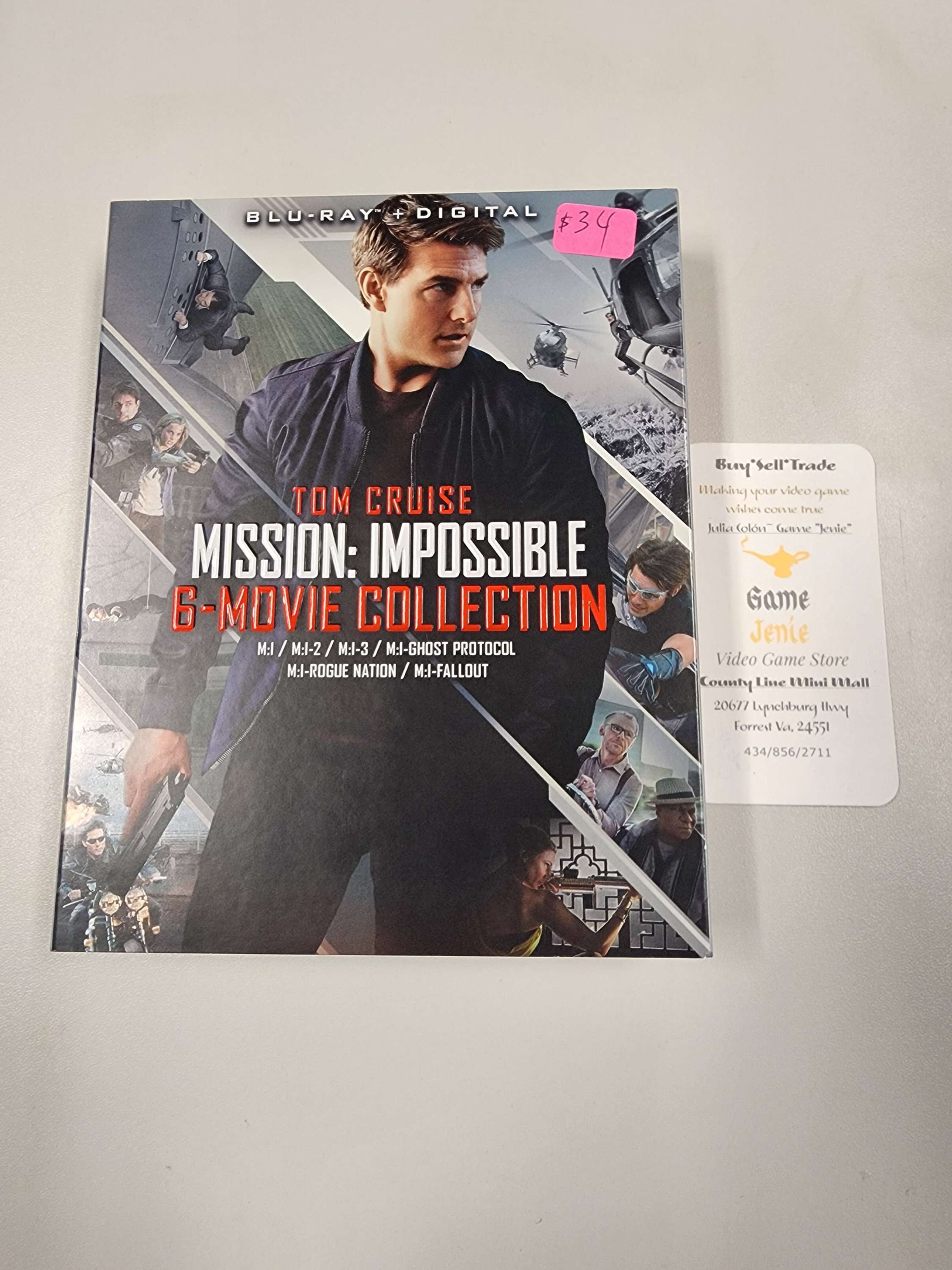 Mission Impossible 6 Movie Collection Bluray