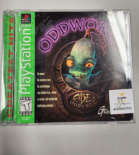 レア!「ODYSSEY/ODYSSEY」1996JPNプレス フリーソウル OddWorld Abe's Odyssey PS1 | Game Jenie