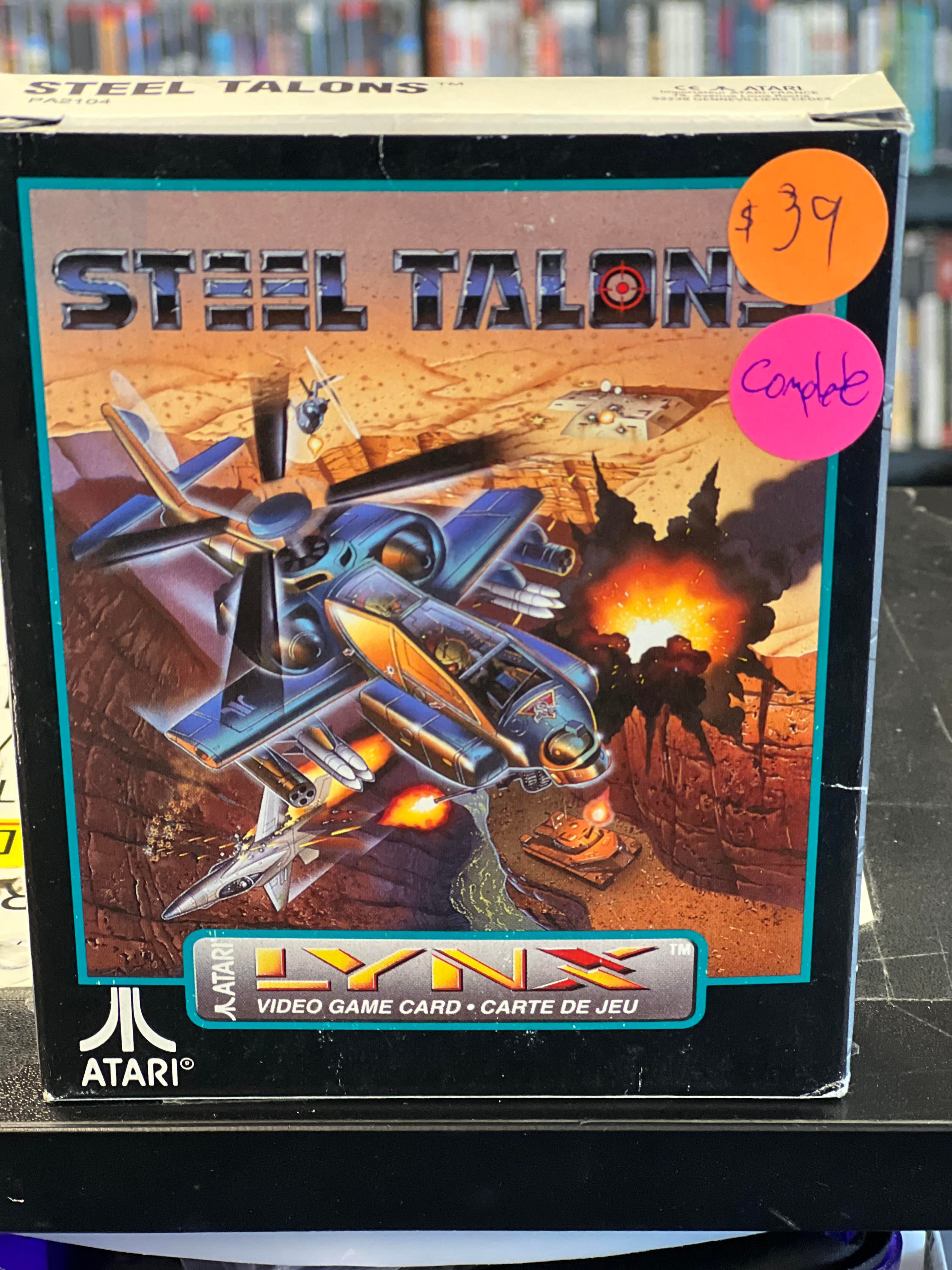 Steel Talon Complete Atari Lynx